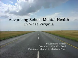 Advancing School Mental Health  in West Virginia