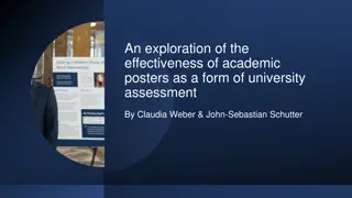 posters as a form of university assessment