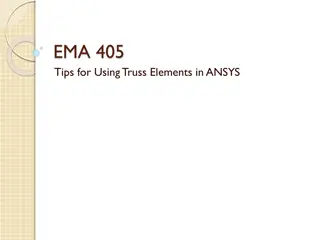Tips for Using Truss Elements in ANSYS