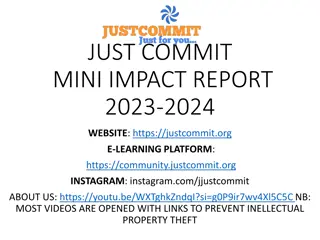 JUST COMMIT MINI IMPACT REPORT