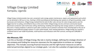 Village Energy Limited