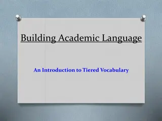 Building Academic Language