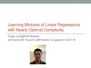 Learning Mixtures of Linear Regressions  with Nearly Optimal Complexity