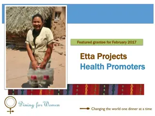 Improving Health and Empowering Women in Rural Bolivia