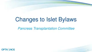 Changes to Islet Bylaws