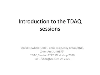 Introduction to TDAQ Sessions at CEPC Workshop