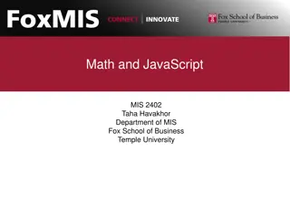 Math and JavaScript: Learning Concepts Efficiently