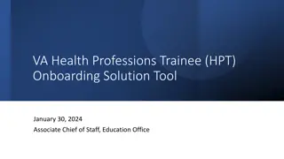 VA Health Professions Trainee (HPT)
