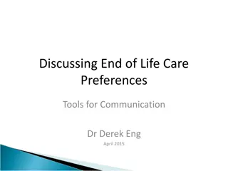 End-of-Life Care Preferences Communication