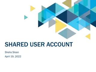 SHARED USER ACCOUNT