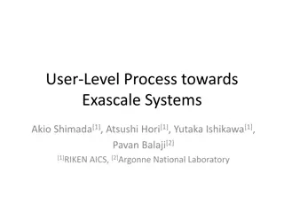 User-Level Process Towards Exascale Systems