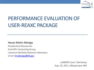 Performance Evaluation of User-ReaxC Package: ReaxFF vs. Classical MD