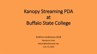 Kanopy Streaming PDA at Buffalo State College