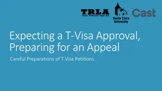 Preparing for T-Visa Approval and Petition Appeal