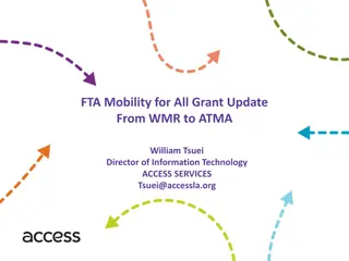 Enhancing Accessible Traveler Mobile App (ATMA) Functionality