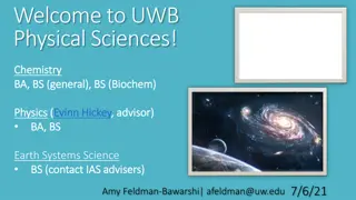 UWB Physical Sciences Degree Planning