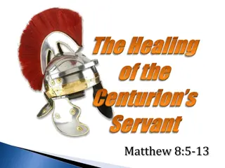 Healing of the Centurion's Servant