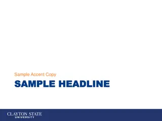 Sample Accent Copy - Headlines Showcase