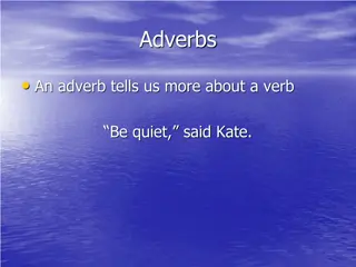 Adverbs