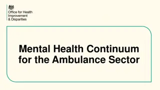 Mental Health Continuum for Ambulance Sector
