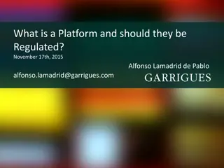Challenges of Regulating Digital Platforms