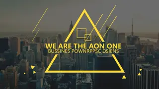 WE ARE THE AON ONE