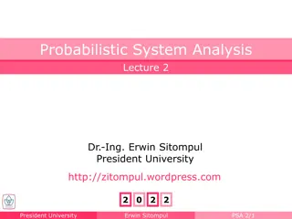 Probabilistic System Analysis