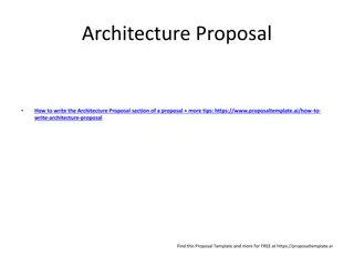 Architecture Proposal