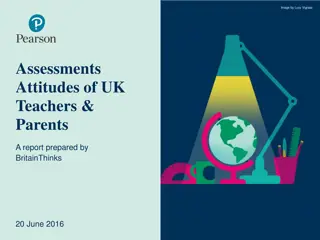 Assessments Attitudes of UK Teachers & Parents