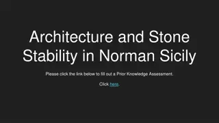 Architecture and Stone  Stability in Norman Sicily