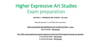 Higher Expressive Art Studies
