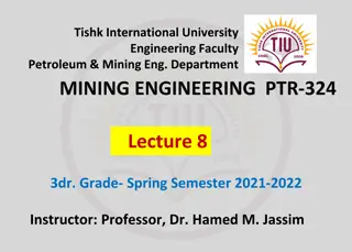 Mining Engineering Lecture Insights: Equipment and Ventilation