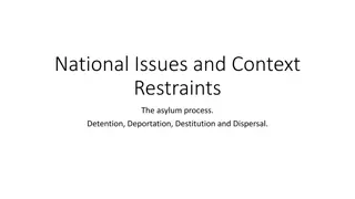 National Issues and Context Restraints in the Asylum Process