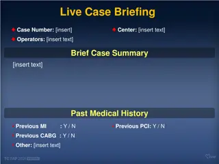 Live Case Briefing Summary