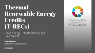 T-REC Rulemaking Milestones and Proposed Draft Rules