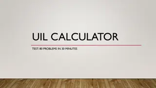 UIL CALCULATOR