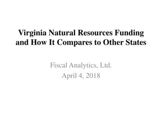 Virginia Natural Resources Funding  and How It Compares to Other States