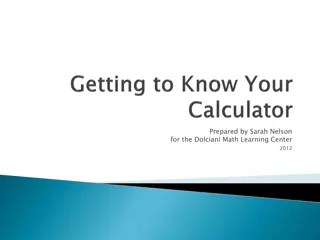 Using Your Calculator Effectively: Key Functions and Tips