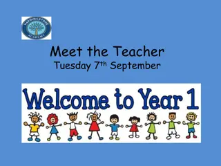 Meet the Teacher - Tuesday 7th September