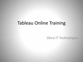 Comprehensive Tableau Online Training Guide