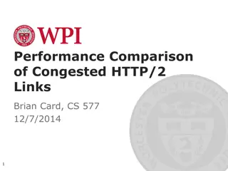 Performance Comparison of Congested HTTP/2 Links