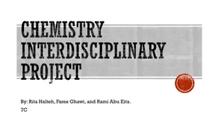 CHEMISTRY  INTERDISCIPLINARY  PROJECT