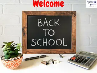 Mrs. Lombardo - Back to School Night Information