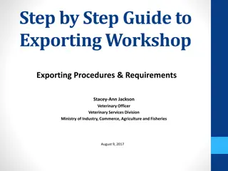 Step by Step Guide to Exporting Workshop