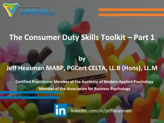 The Consumer Duty Skills Toolkit