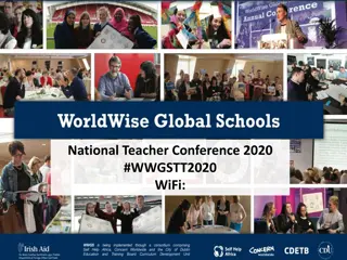 National Teacher Conference 2020 WiFi and Agenda