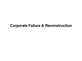 Corporate Failure & Reconstruction