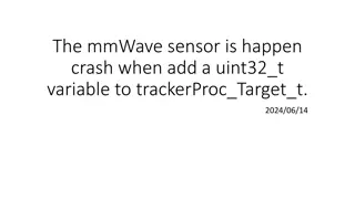 Troubleshooting mmWave Sensor Crash Issue