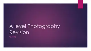 A level Photography Revision