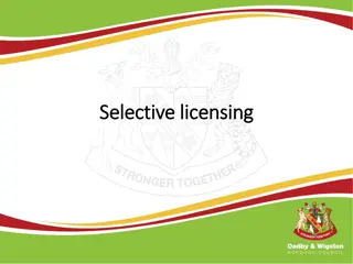 Selective licensing